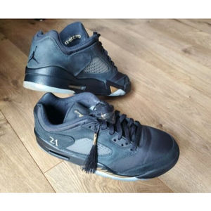 🔥Air Jordan Retro 5 Low 'Wings' Black Gold DJ1094-001 Mens Size 7.5 Women's 9